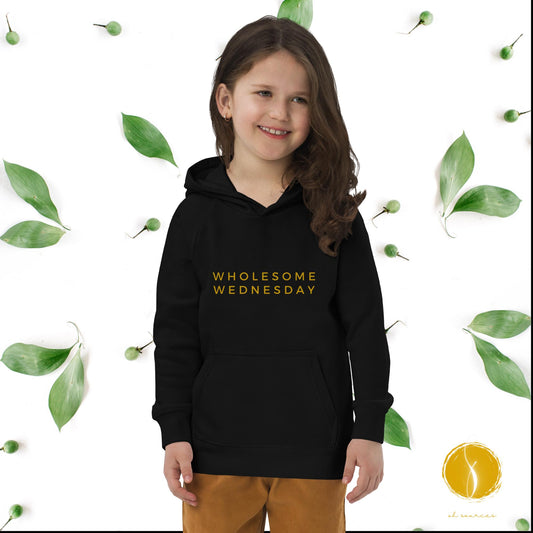 WHOLESOME WEDNESDAY Kids eco hoodie