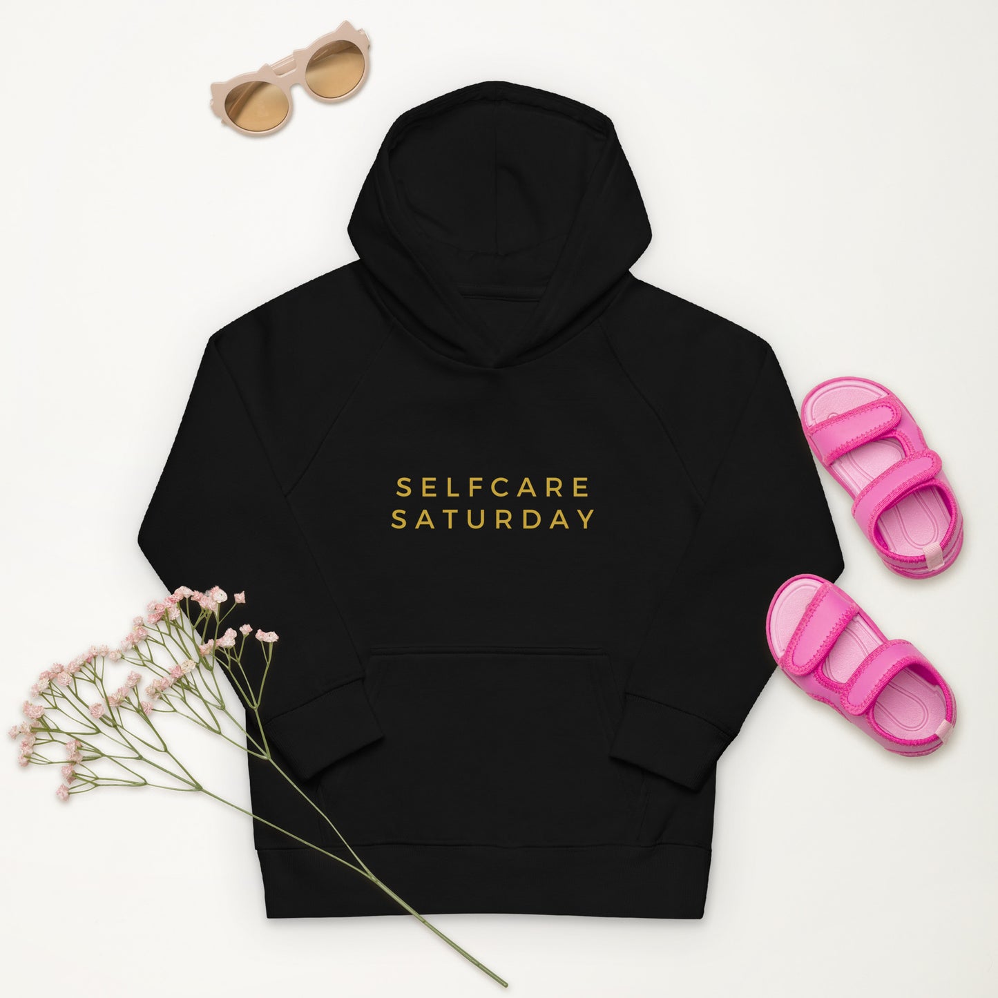 SELFCARE SATURDAY Kids eco hoodie