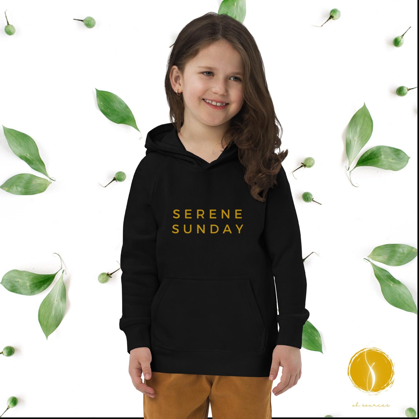 SERENE SUNDAY Kids eco hoodie