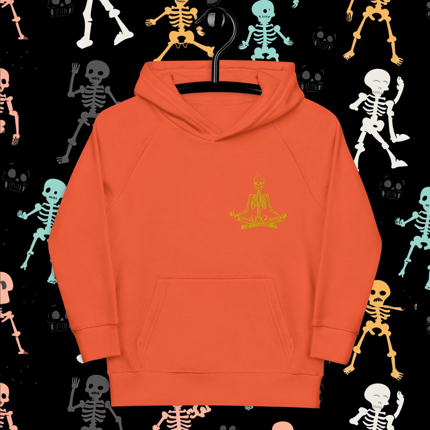 ZEN HALLOWEEN Embroidered Kids eco hoodie