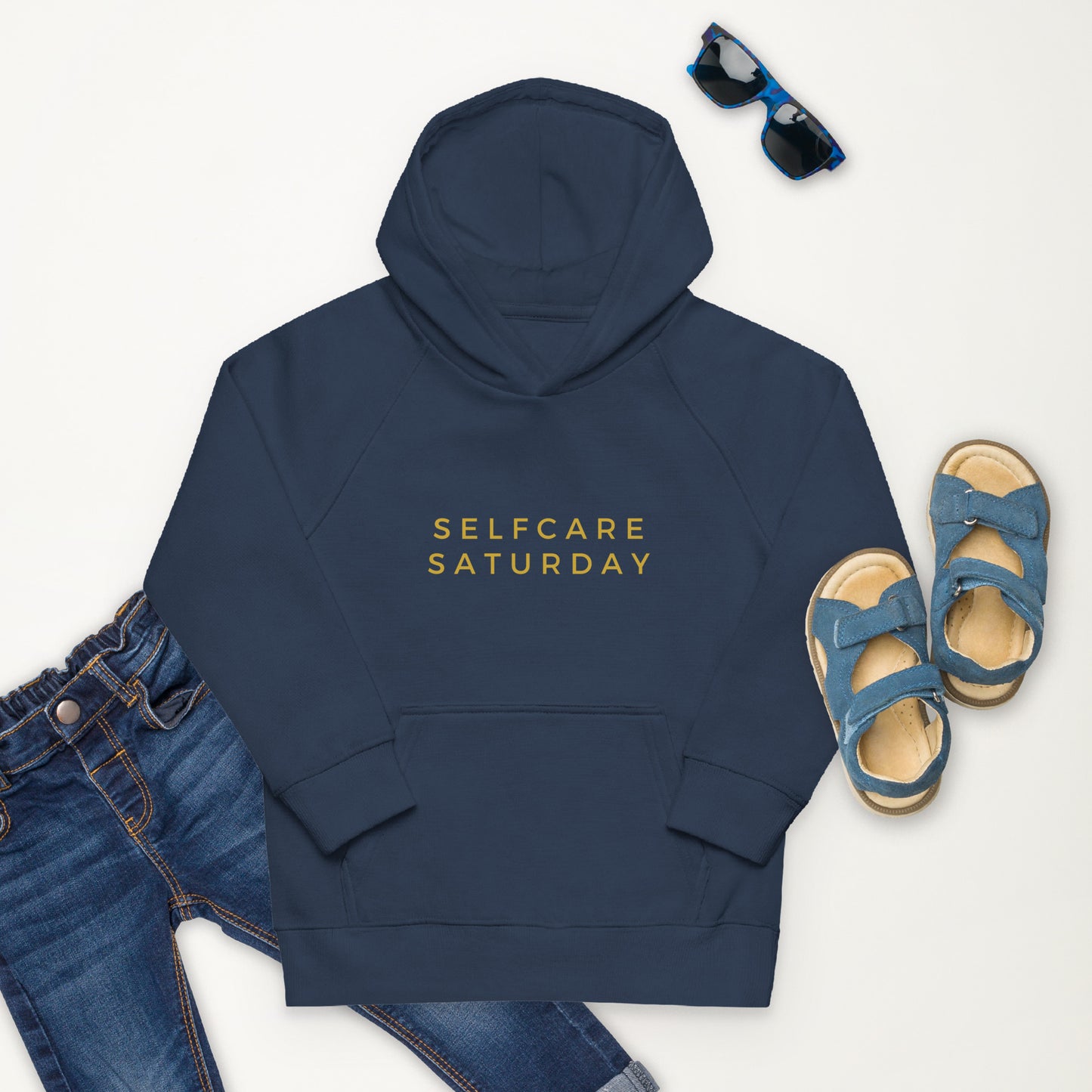 SELFCARE SATURDAY Kids eco hoodie