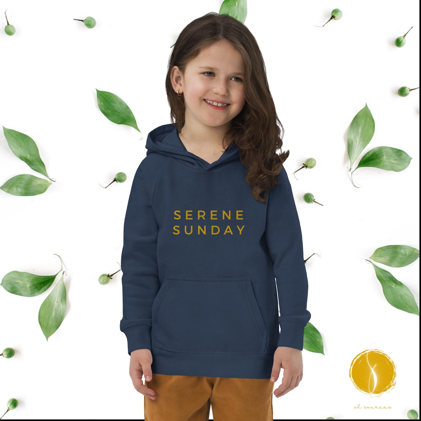 SERENE SUNDAY Kids eco hoodie