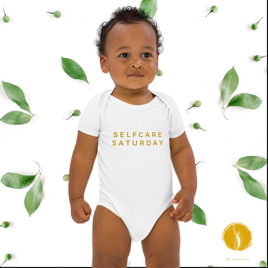 SELFCARE SATURDAY Organic cotton baby bodysuit