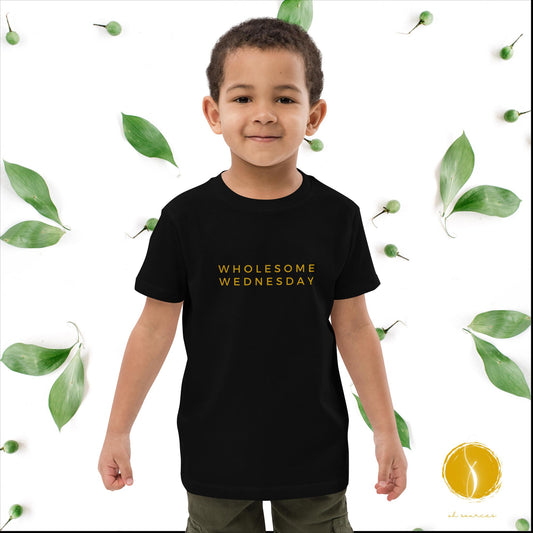 WHOLESOME WEDNESDAY Organic cotton kids t-shirt